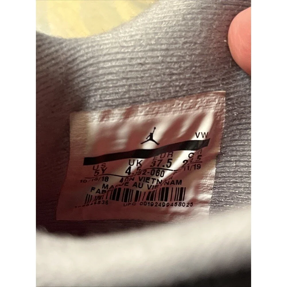 Air Jordan 4 Retro OG Bred 5Y Youth – Black Red GS Sneakers 408452-060 - Picture 8 of 8